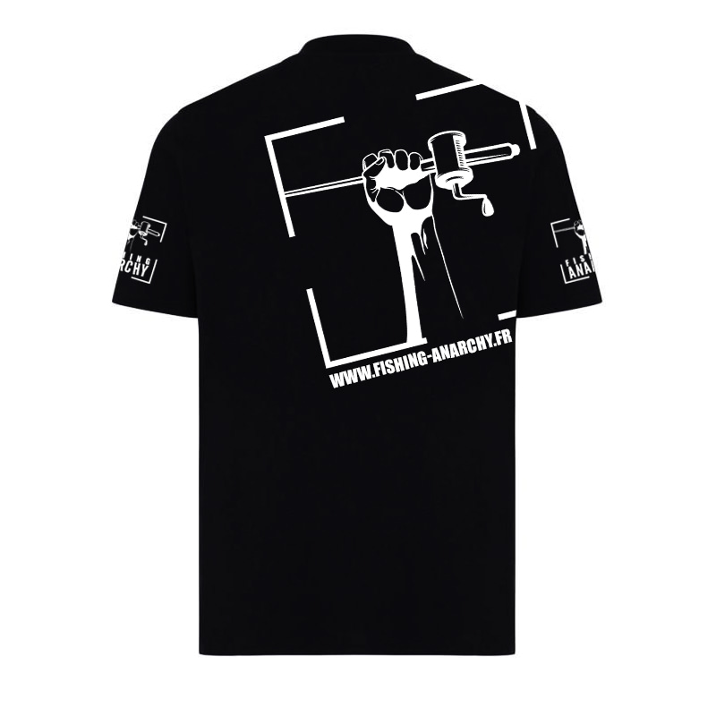 T-Shirt Fishing Anarchy Black Edition (précommande) – Image 2