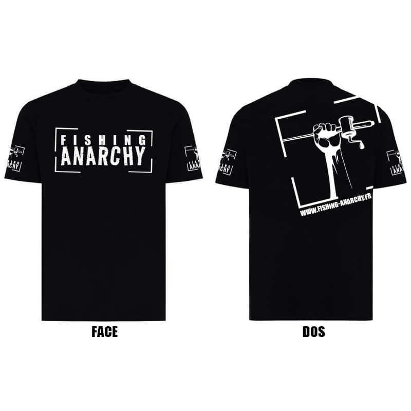 T-Shirt Fishing Anarchy Black Edition (précommande) – Image 5